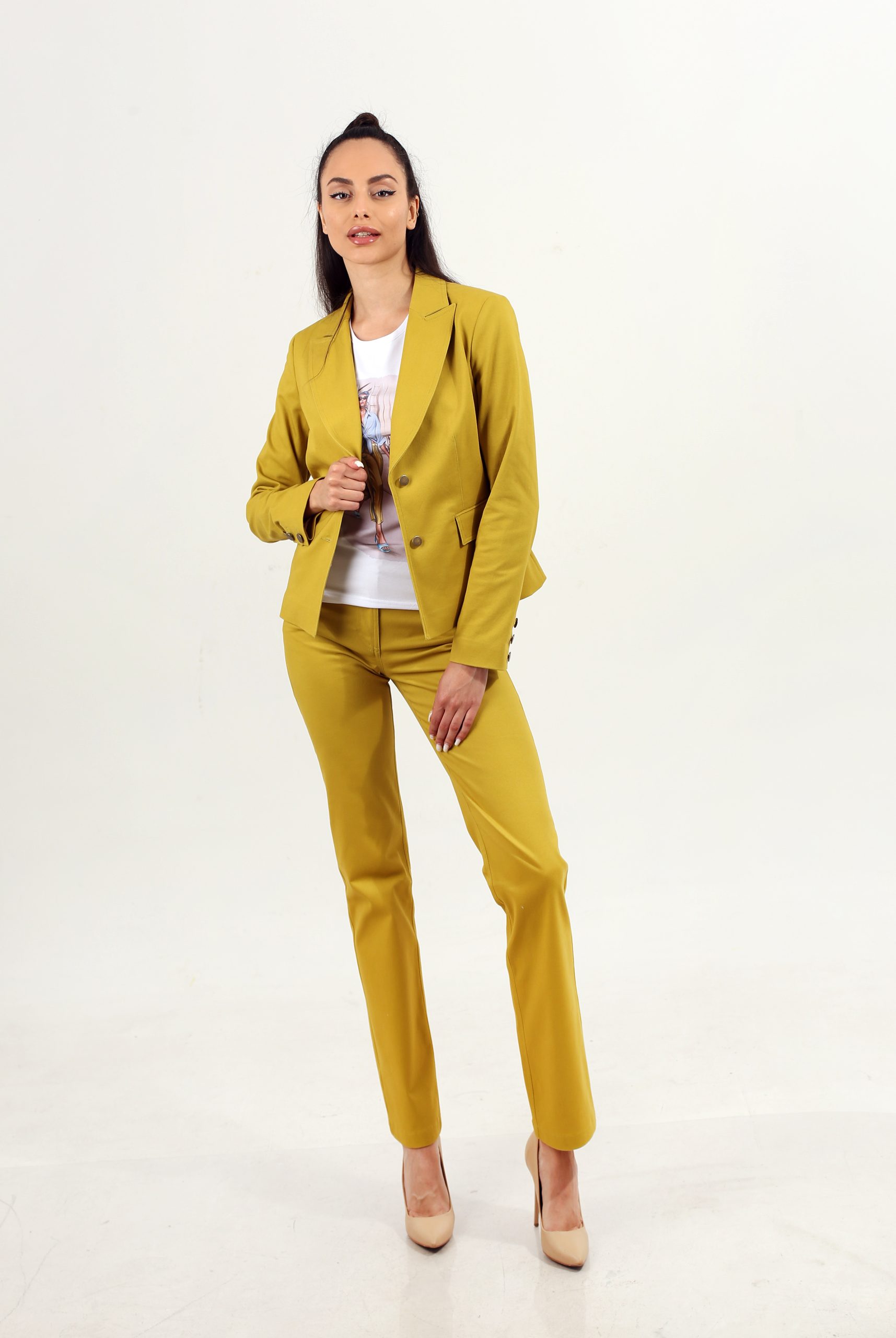 Панталон olive green деним Панталон olive green деним
